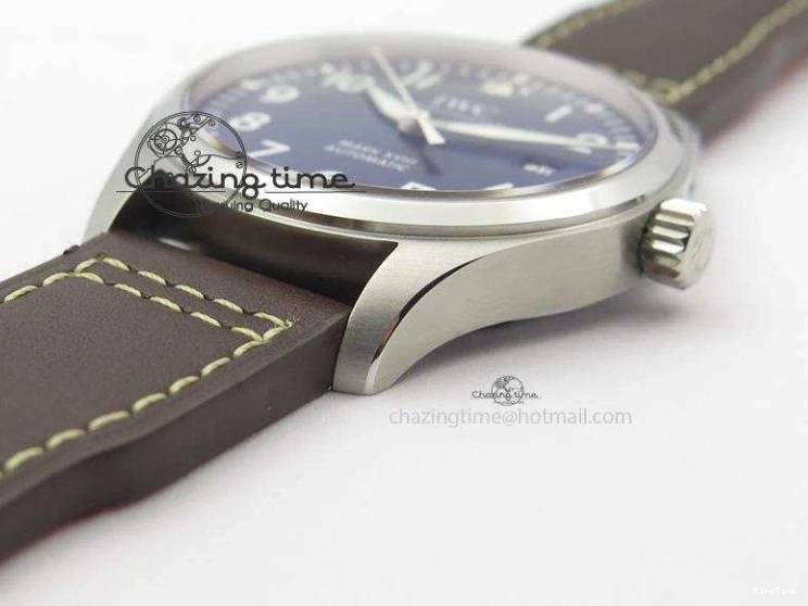MIROTIME 0310 Mark XVIII Le Petit Prince IW327004 SS Mk Maker Best Edition Blue Dial On Brown Leather Strap A TimelessDesign 7296